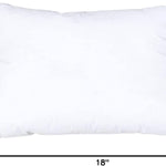 Pillowflex Synthetic Down Pillow Insert - 14x18 Down Alternative Pillow, Ultra Soft, Small Rectangle, Lumbar, Travel, Neck, Sleeping Pillow - 1 Decorative Pillow Form