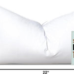 Pillowflex Synthetic Down Pillow Insert - 14x22 Down Alternative Pillow, Ultra Soft, Small Rectangle, Lumbar, Travel, Neck, Sleeping Pillow - 1 Decorative Pillow Form