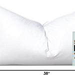 Pillowflex Synthetic Down Pillow Insert - 22x38 Down Alternative Pillow, Ultra Soft Oversized King Bed Sleeping Pillow, Large Rectangle Sham - 1 Decorative Pillow Form
