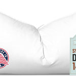 Pillowflex Synthetic Down Pillow Insert - 14x26 Down Alternative Pillow, Ultra Soft, Large Rectangle, Lumbar, Travel, Neck, Sleeping Pillow - 1 Decorative Pillow Form