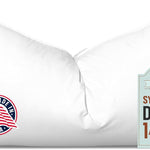 Pillowflex Synthetic Down Pillow Insert - 14x18 Down Alternative Pillow, Ultra Soft, Small Rectangle, Lumbar, Travel, Neck, Sleeping Pillow - 1 Decorative Pillow Form