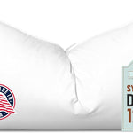 Pillowflex Synthetic Down Pillow Insert - 12x16 Down Alternative Pillow, Ultra Soft, Small Rectangle Lumbar, Travel, Neck, Sleeping Pillow - 1 Decorative Pillow Form