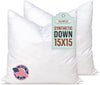 Pillowflex Synthetic Down Alternative Pillow Inserts for Shams - Comfy Pillows for Sleeping, Perfect Pillow & Best Sleeping Pillows, Handmade Down Alternative Throw Pillow Inserts - (15x15 Set of 2)
