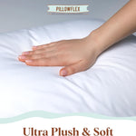 Pillowflex Synthetic Down Pillow Insert - 14x36 Down Alternative Pillow, Ultra Soft, Large Rectangle Body Sleeping Pillow, Lumbar, Long, Back - 1 Decorative Pillow Form