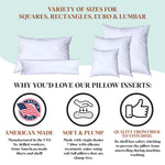 Pillowflex Synthetic Down Pillow Insert - 20x72 Down Alternative, Ultra Soft Body Pillow, Large King Body Bed Sleeping Pillow - 1 Decorative Pillow Form