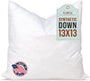 Pillowflex Synthetic Down Pillow Insert - 13x13 Down Alternative, Ultra Soft Throw Pillow, Small Sham Bed Sleeping Pillow - 1 Decorative Accent Form