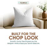 Pillowflex Synthetic Down Pillow Insert - 27x27 - Down Alternative Ultra Soft Large Square European Throw Pillow, Machine Washable - Couch Euro Sham, Lumbar, Bed, Sofa - 1 Decorative Accent Form