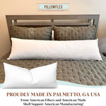 Pillowflex Synthetic Down Alternative Pillow Inserts for Shams - Comfy Pillows for Sleeping, Perfect Pillow & Best Sleeping Pillows, Handmade Down Alternative Throw Pillow Inserts - (16x26 Set of 2)