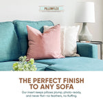 Pillowflex Synthetic Down Pillow Insert - 30x30 Down Alternative, Ultra Soft Oversized Square European Throw Pillow, Couch Euro Sham, Bed - 1 Decorative Form