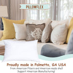 Pillowflex Synthetic Down Pillow Insert - 12x16 Down Alternative Pillow, Ultra Soft, Small Rectangle Lumbar, Travel, Neck, Sleeping Pillow - 1 Decorative Pillow Form