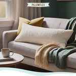 Pillowflex Synthetic Down Alternative Pillow Inserts for Shams - Comfy Pillows for Sleeping, Perfect Pillow & Best Sleeping Pillows, Handmade Down Alternative Throw Pillow Inserts - (16x26 Set of 2)