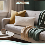Pillowflex Synthetic Down Pillow Insert - 12x20 Down Alternative Pillow, Ultra Soft, Small Rectangle, Lumbar, Travel, Neck, Sleeping Pillow - 1 Decorative Pillow Form
