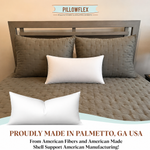 Pillowflex Synthetic Down Pillow Insert - 12x20 Down Alternative Pillow, Ultra Soft, Small Rectangle, Lumbar, Travel, Neck, Sleeping Pillow - 1 Decorative Pillow Form